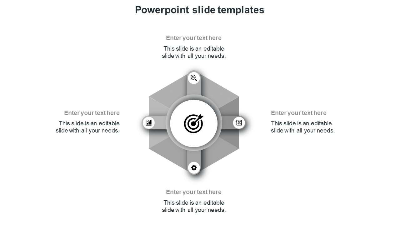Free - Use Creative PowerPoint Slide Templates|Pack Of 4 Slides